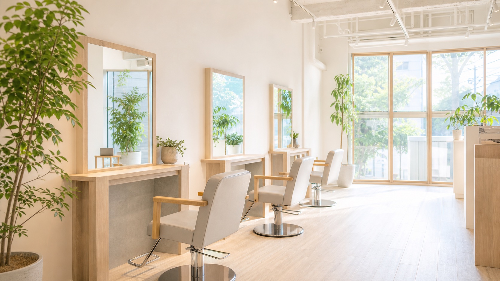 hair salon Lien のホームページ例